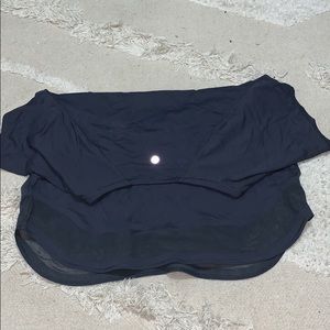 Dark gray lululemon shirt